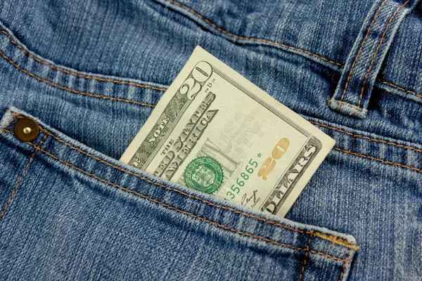 Pocket Cash — Stock Photo, Image