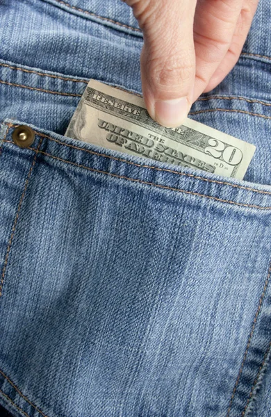 Withdrawing Money — Stock Photo, Image