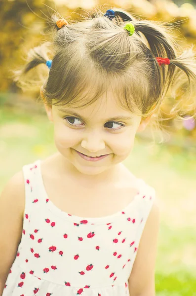 Mischievous girl — Stock Photo, Image