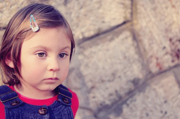 Retrato de una hermosa niña — Foto de Stock