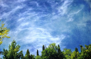 Bahar retro arka plan