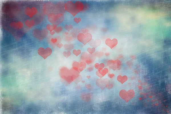 Abstract hearts background — Stock Photo, Image