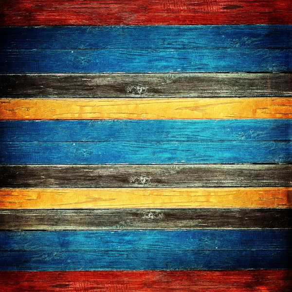 Weathered grunge painted wooden boards — Stock Photo, Image