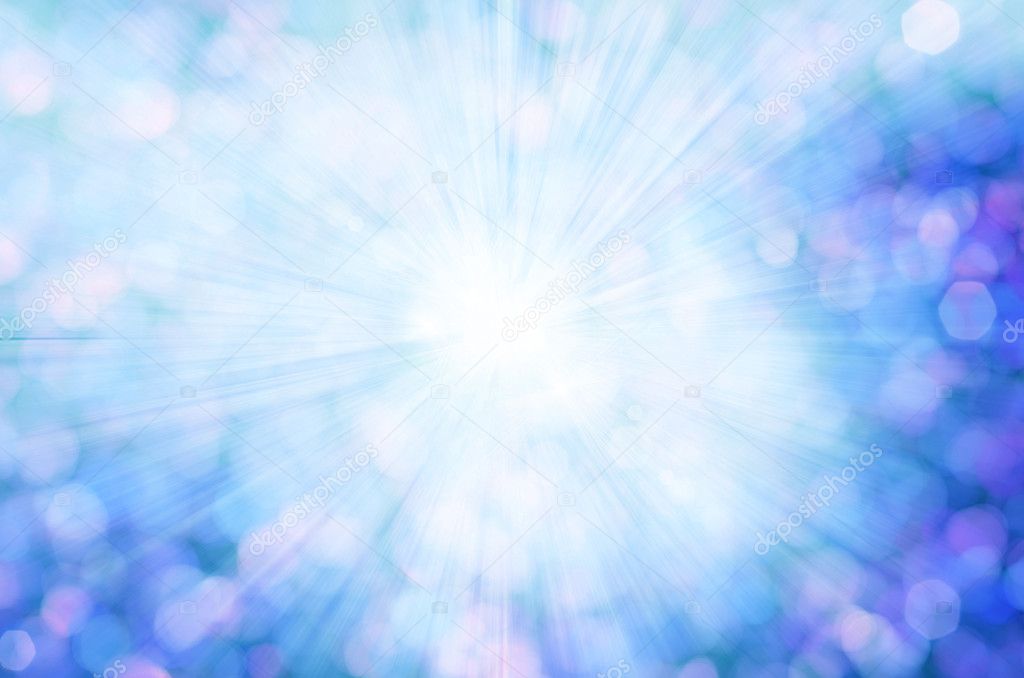 Beautiful abstract fantasy background, soft blurred rays of light, speed effect, bokeh lights