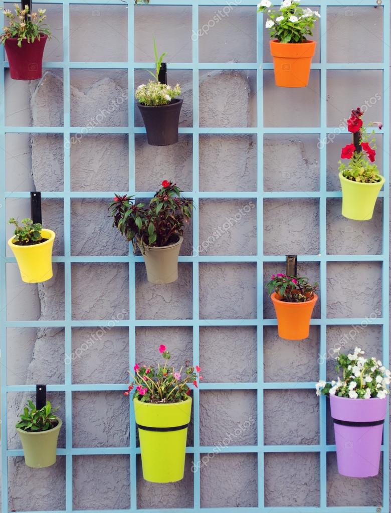 Decorative Hanging Flower Pots Stock Photo by ©Malija 30032809