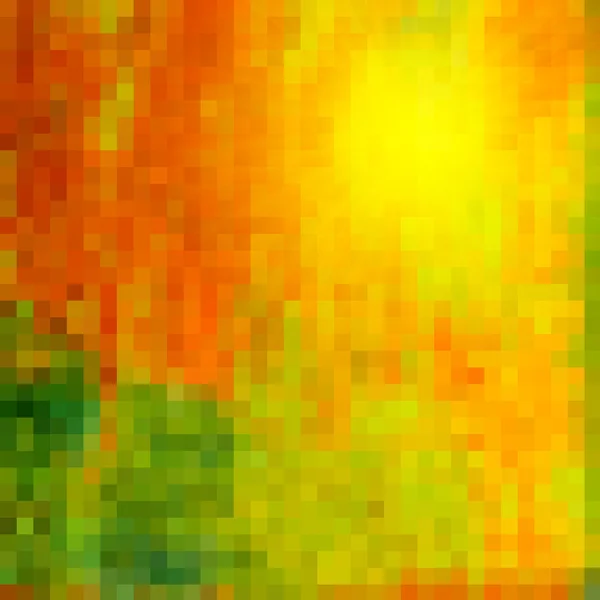 Tarjeta de fondo geométrica colorida con tonos otoñales — Foto de Stock