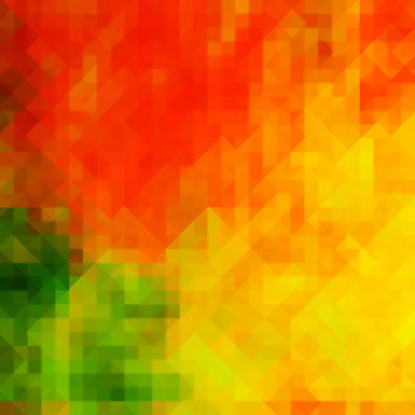 Tarjeta de fondo geométrica colorida con tonos otoñales — Foto de Stock