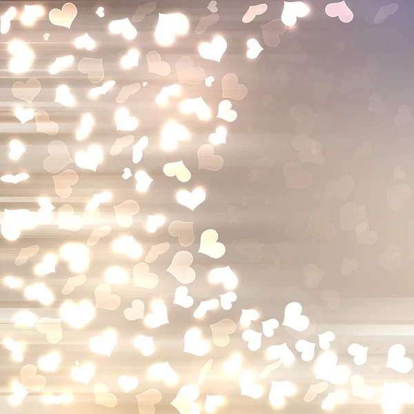 soyut kalp bokeh parlak arka plan