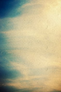 wolken op een achtergrond textuur vintage papier