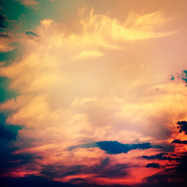 Dramatic Sky (cross-processed colors) — Stock Photo, Image