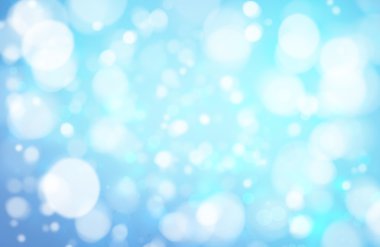 mavi arka plan bokeh Efekt ışıkları