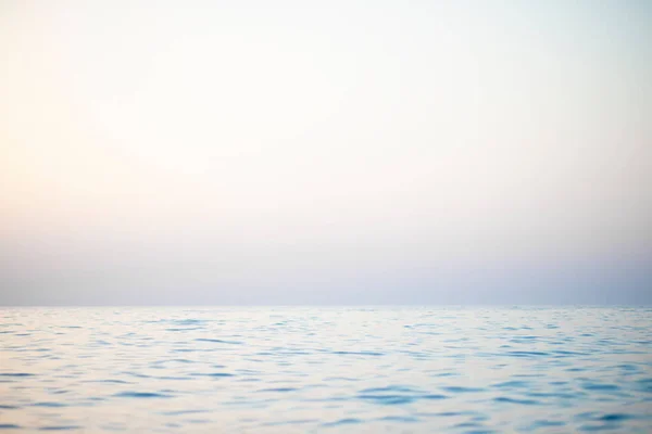 Абстрактное Солнечное Небо Океанский Природный Фон Размытым Пафосом — стоковое фото