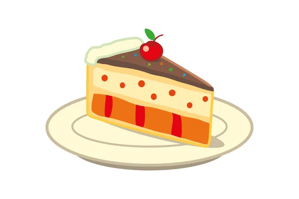 Tarta — Vector de stock