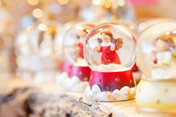 Christmas snow globes — Stock Photo, Image