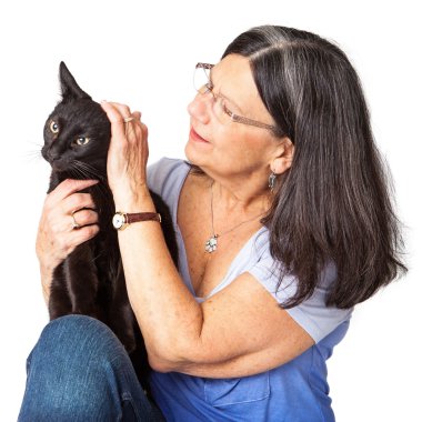 kadın sevişme siyah kedi