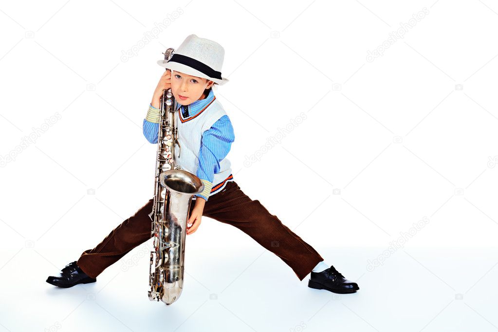 Young jazzman