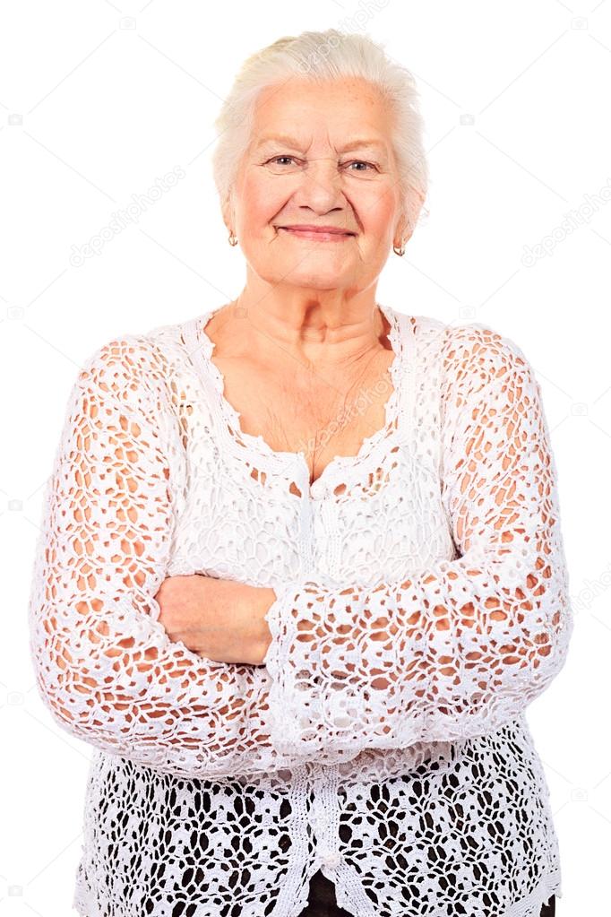 Smiling granny