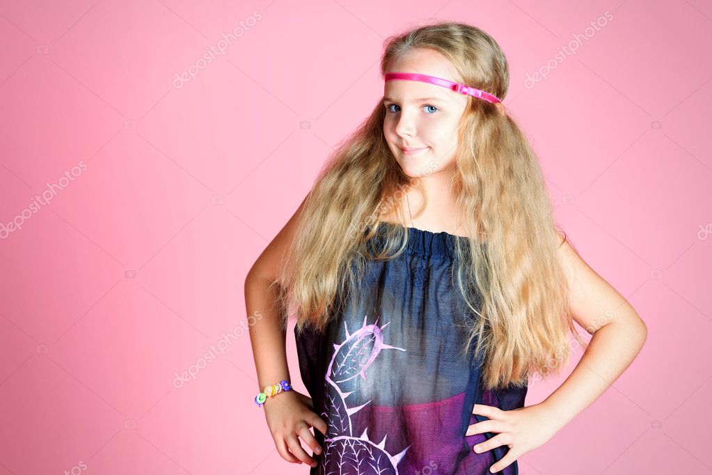 Hippie Child Stock Photo C Prometeus 21148919