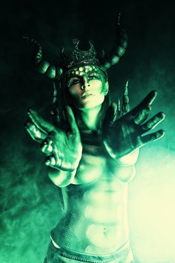 Kızıl saçlı santa