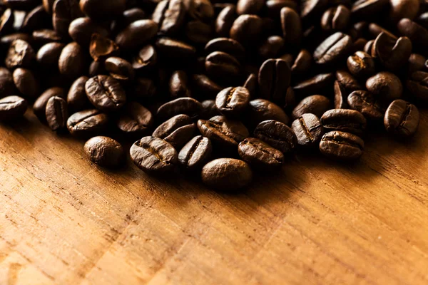 Coffee on grunge wooden background — Stock Photo, Image
