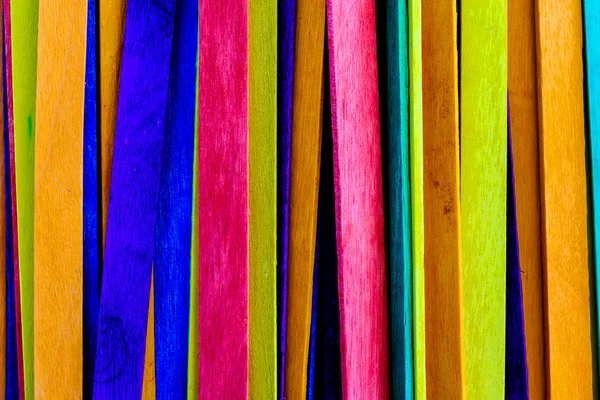 Palillo de helado de madera colorido con espacio de copia para texto —  Fotos de Stock