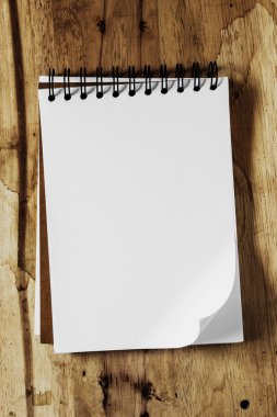 Sketchbook ahşap arka plan