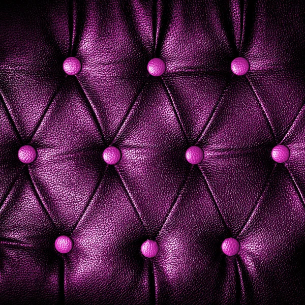 Abstract Square violet Leather against dots background — Stock Photo, Image
