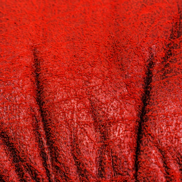 Fond en cuir rouge — Photo