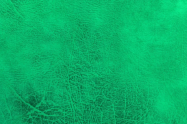 Emerald leather background — Stock Photo, Image