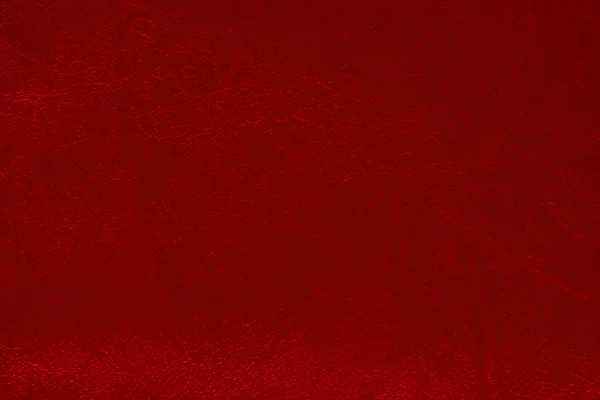 Red leather texture used for background with empty space. — Stock Photo, Image
