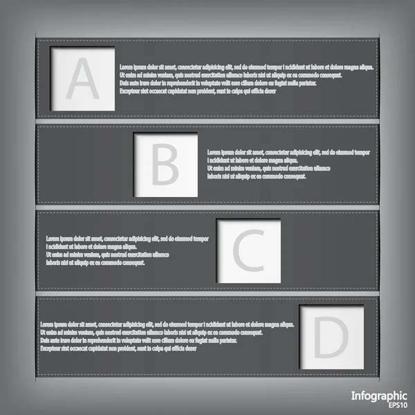 Infographic modern tasarım template.eps 10 — Stok Vektör