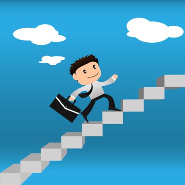 wallpapers Boy Walking Up Stairs Clipart businessman walking up stairs free