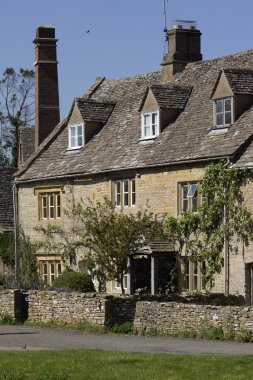 Şehir yüksek cadde broadway cotswolds worcestershire İngiltere evler.