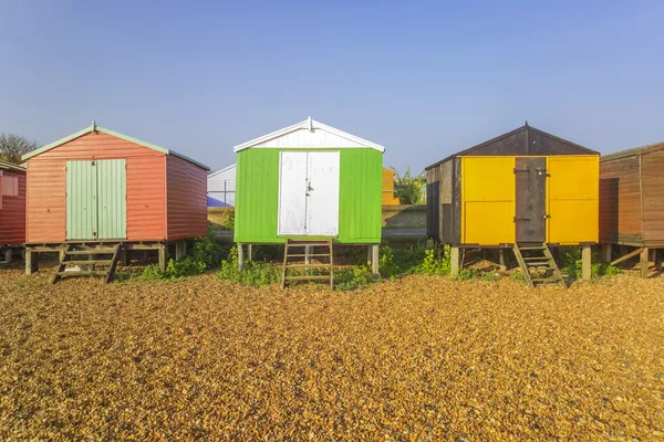 Beach huts — Stock Photo, Image