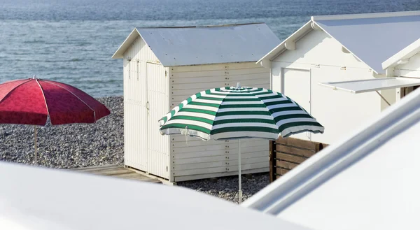 Strand hutten — Stockfoto