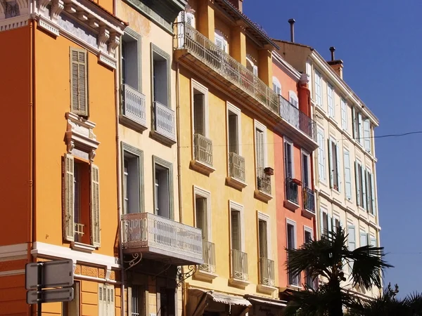 Fransa eski evler ile bir köy