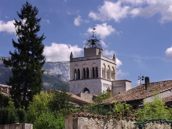 Un village avec de vieilles maisons en france — Photo