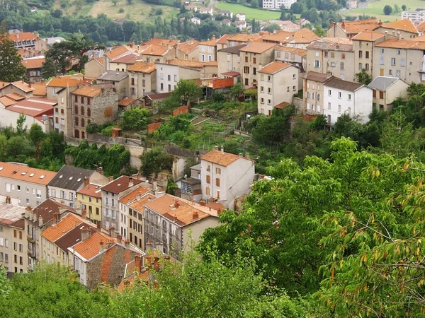 Village with old houses in France — Stock Photo, Image