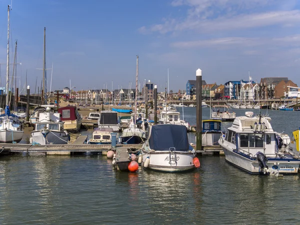 De haven van littlehampton — Stockfoto