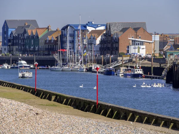 Holiday resort of Littlehampton in West Sussex Royalty Free Stock Photos
