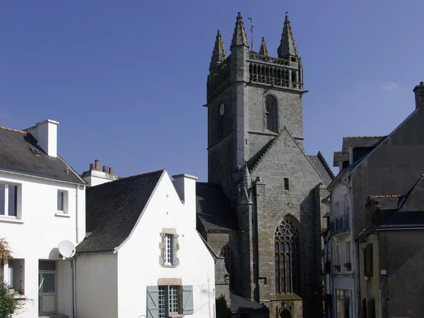 Fransa'da bir köy Kilisesi - Stok İmaj