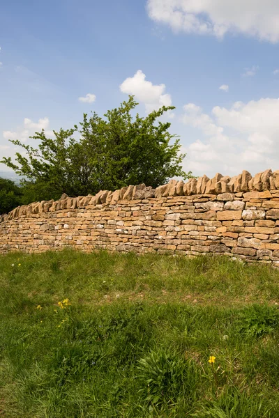 Perete de piatră uscată — Fotografie, imagine de stoc
