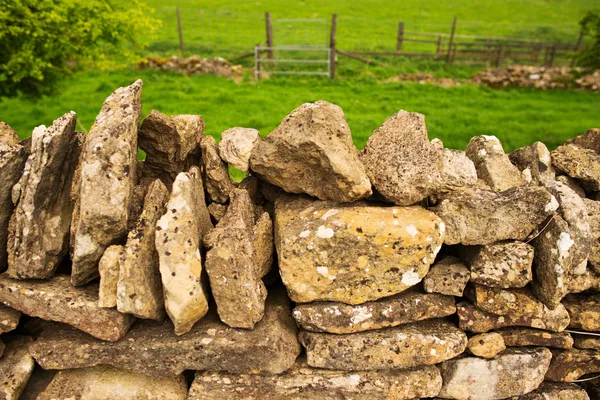 Droge stenen muur — Stockfoto