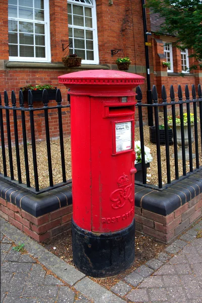 Viktoriánské postbox — Stock fotografie