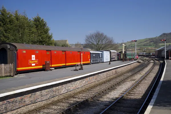 Gloucestershire dan Warwickshire Heritage Steam Railway — Stok Foto