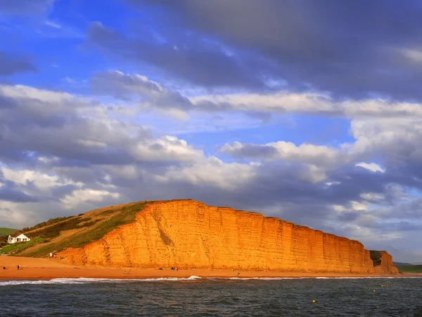 Strand seatown jurassic coast dorset Engeland uk — Stockfoto