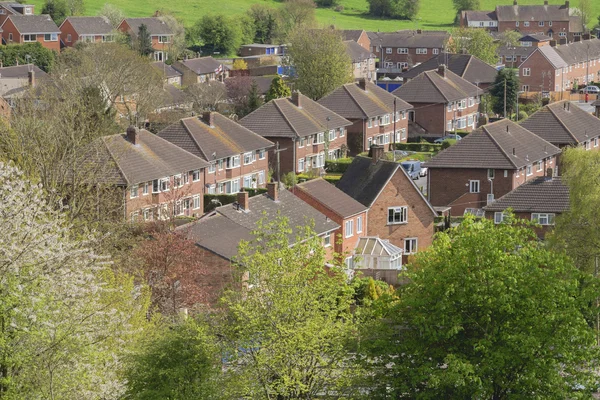 Casas de campo em inglaterra — Fotografia de Stock