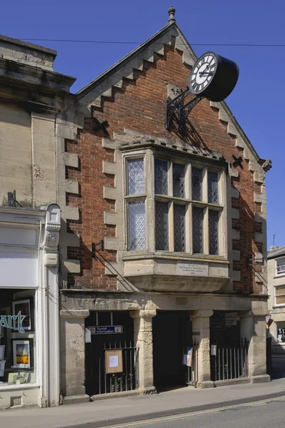 Old houses on the england street — Stock Photo, Image