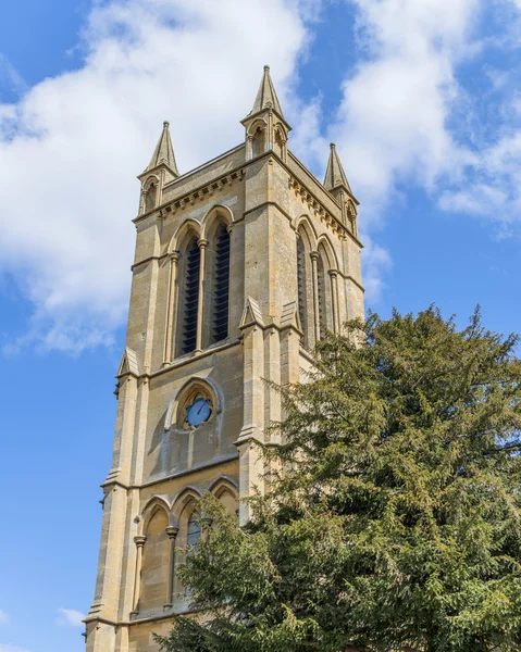 Broadway chiesa parrocchiale nei coyswolds, Worcestershire, Midlands, Inghilterra, Regno Unito . — Foto Stock