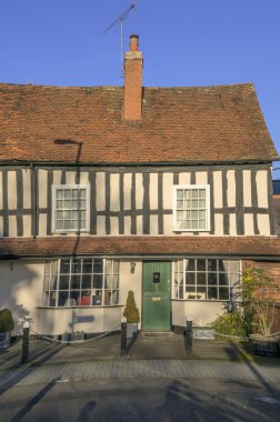 bir kulübede bir İngiliz Köyü